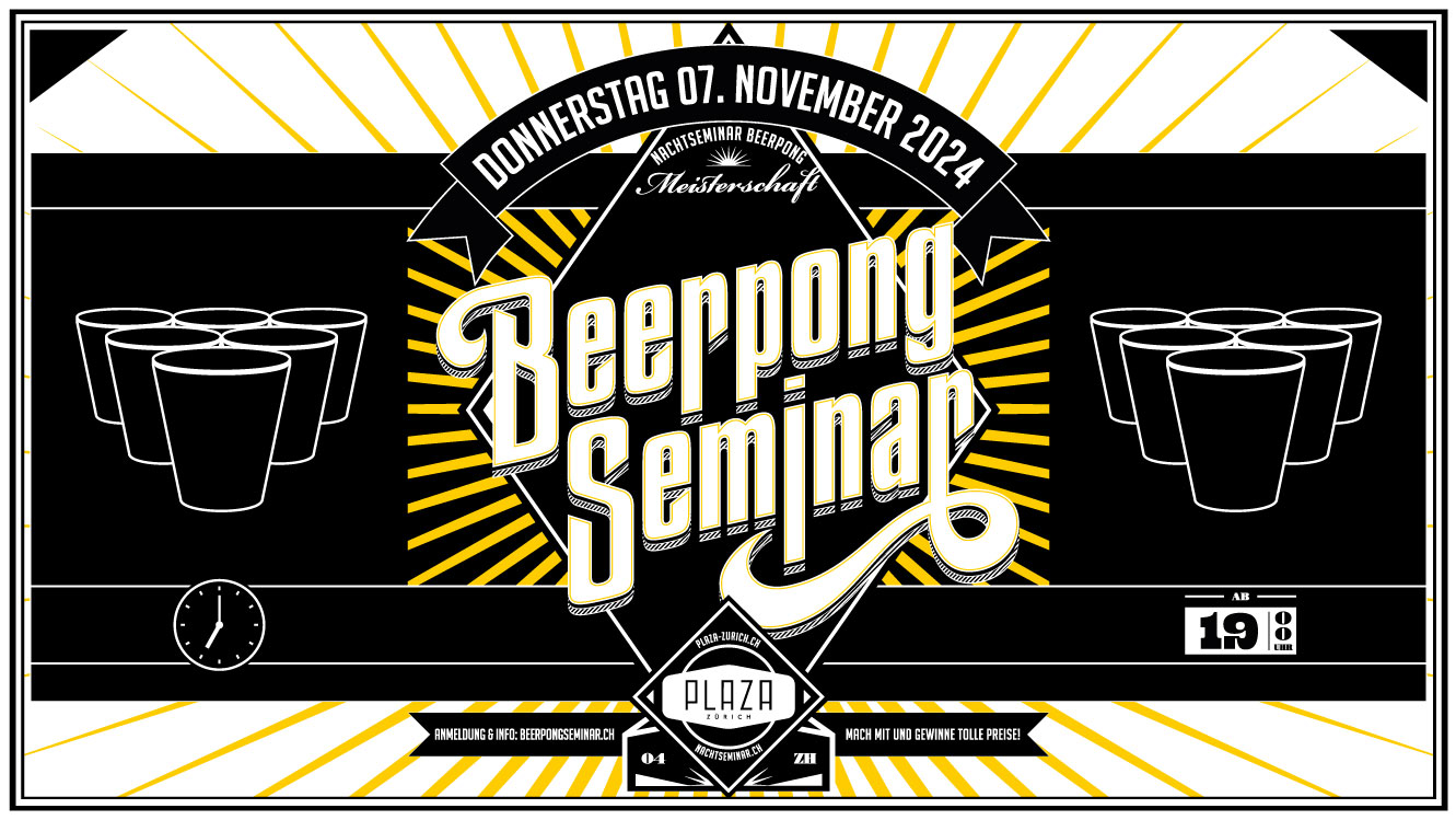 Beerpong Seminar Poster